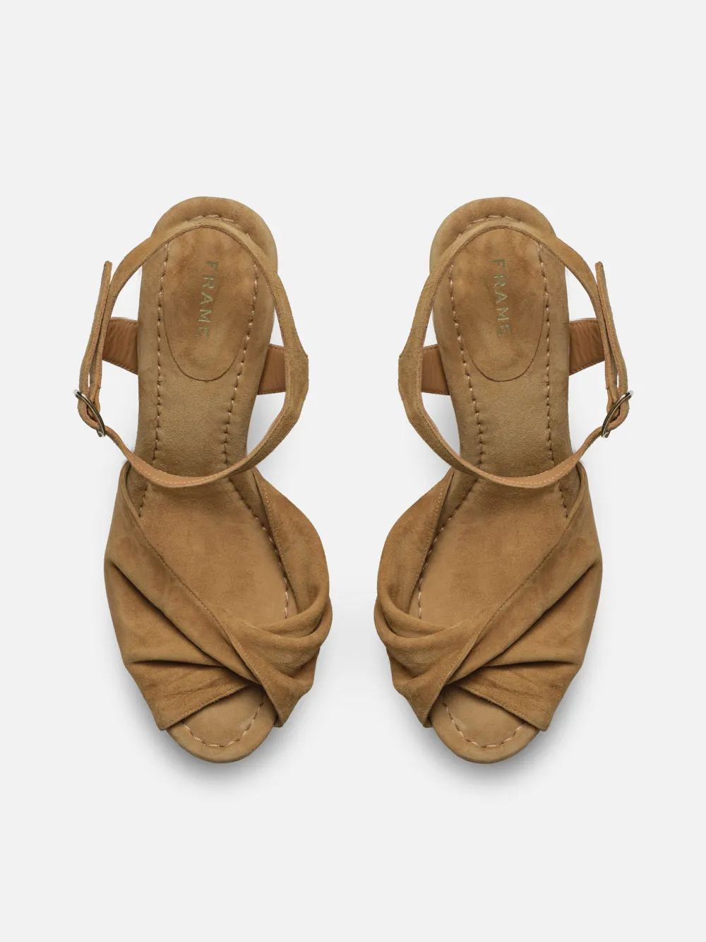 Camille Platform Heel -- Tan