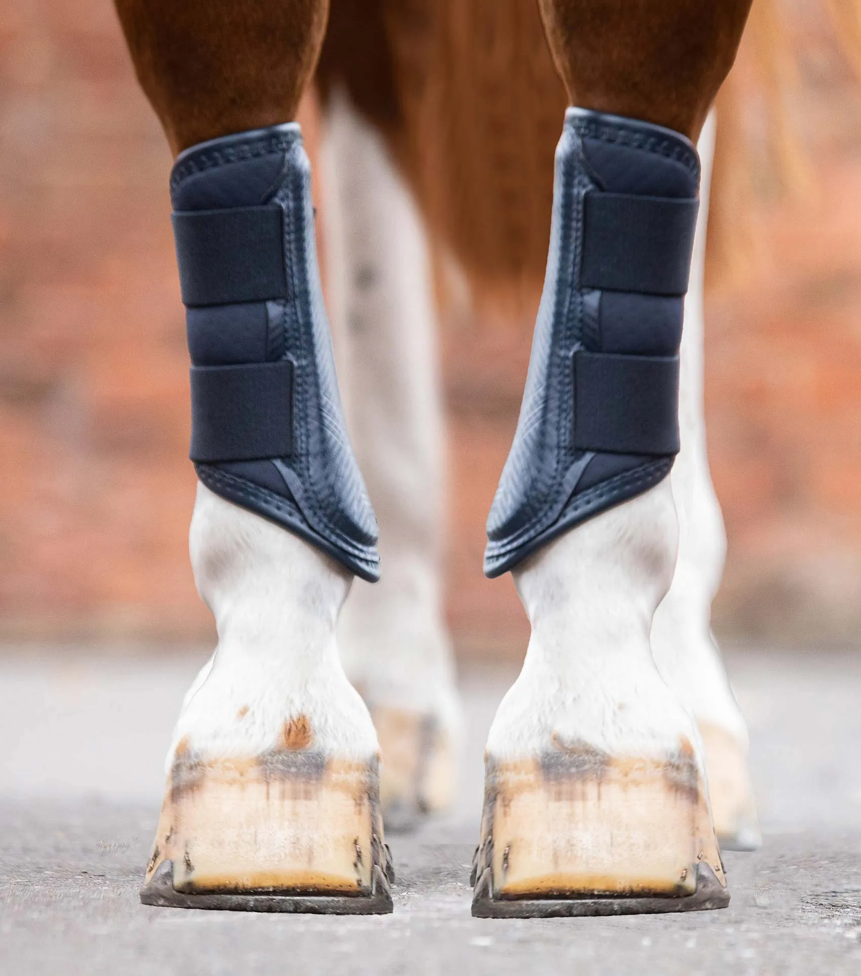 Carbon Air-Tech Single Locking Brushing Boots Navy