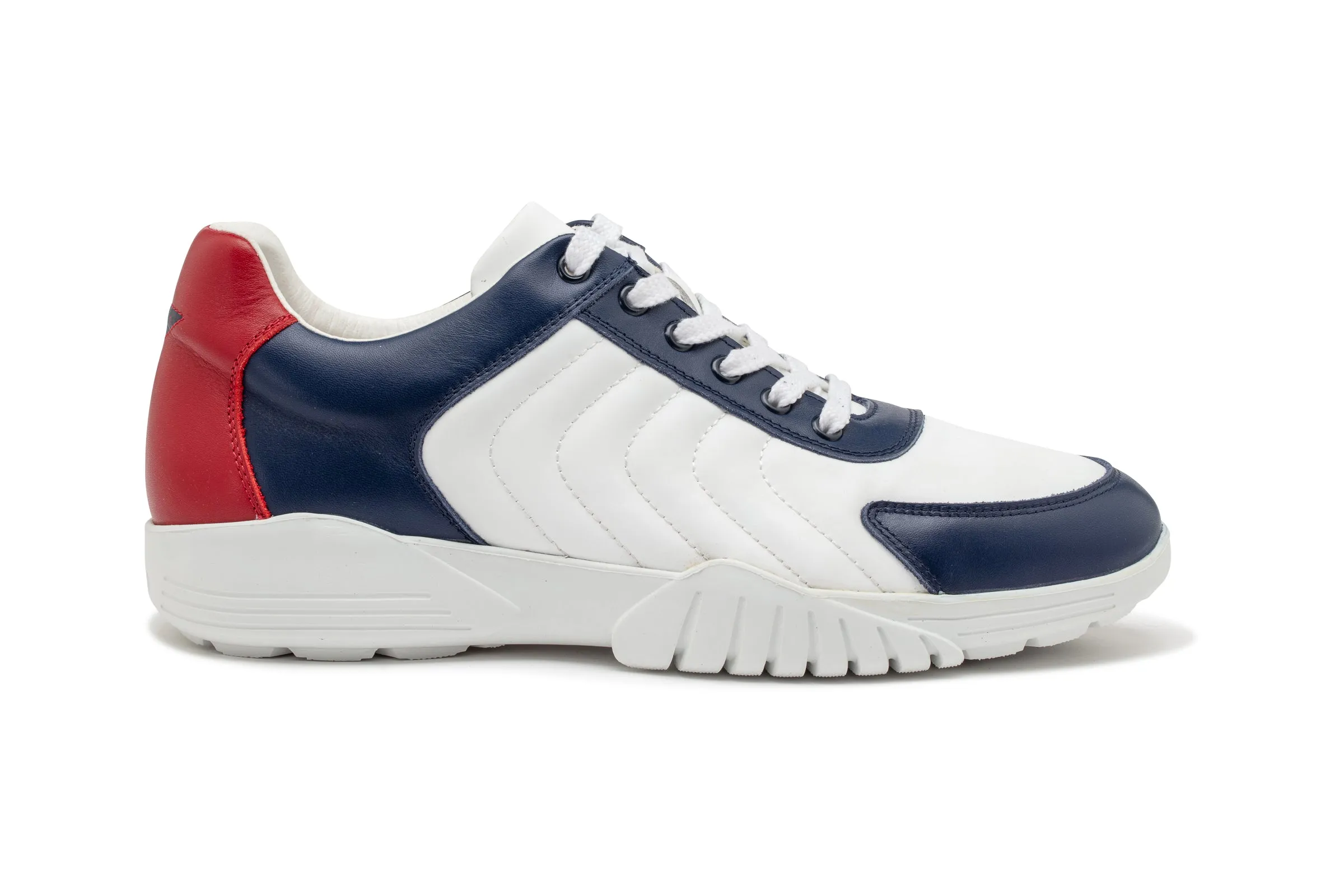 Challenge 09 White|Blue|Red  Men's Golf Shoes  CH009 01