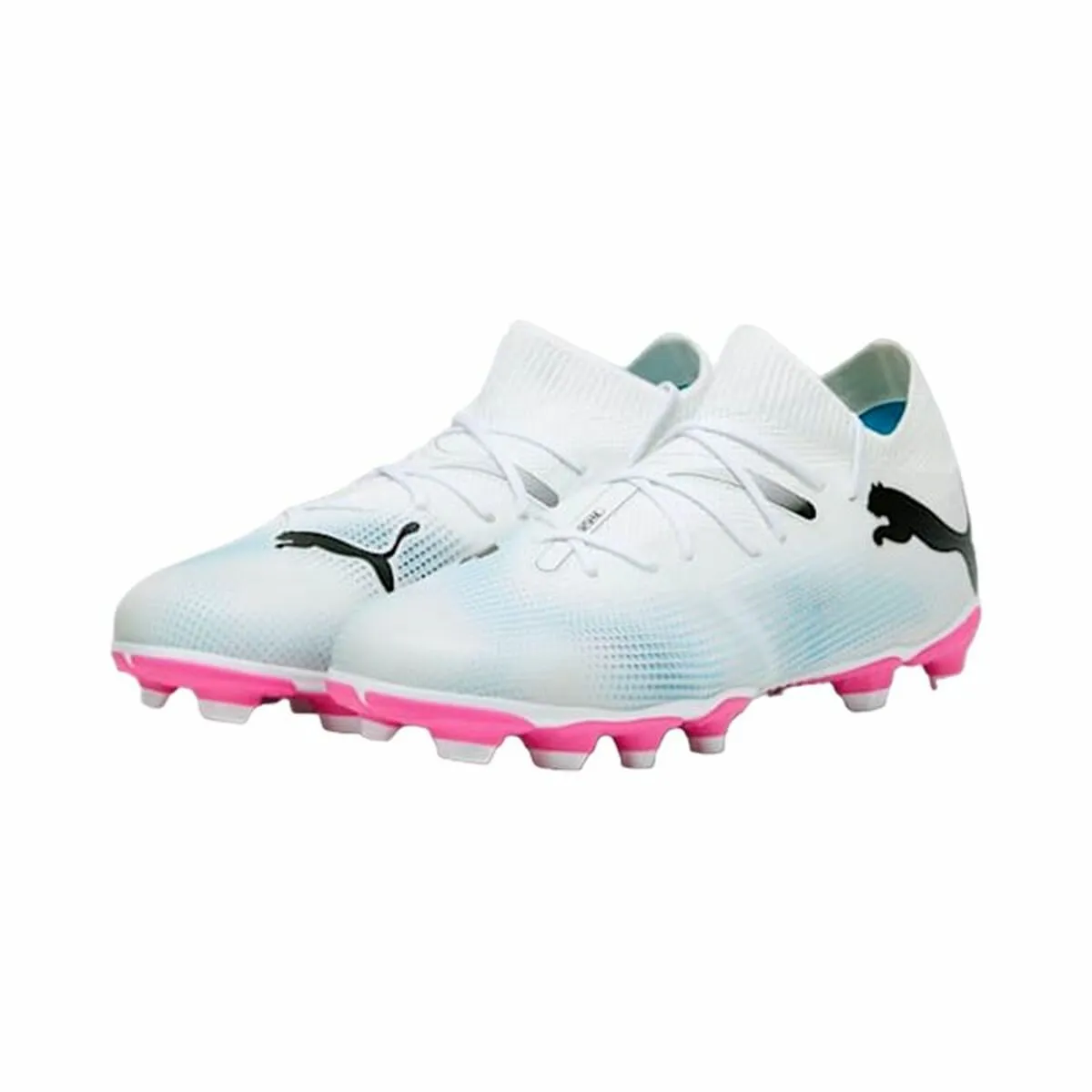 Childrens Football Boots Puma Future 7 Match FG/AG White