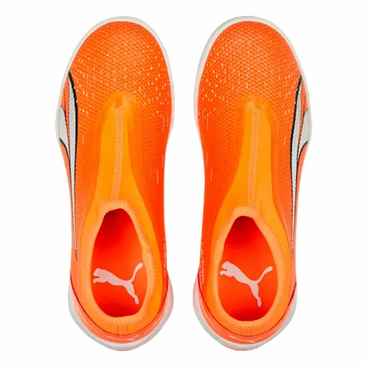 Childrens Football Boots Puma Ultra Match Ll It   Orange