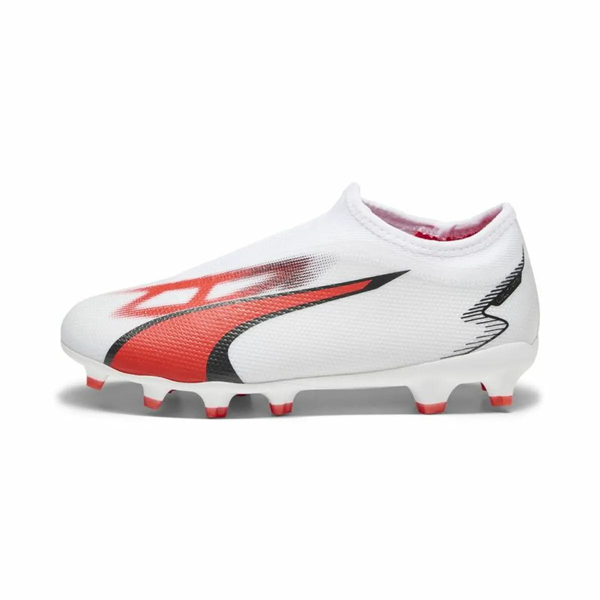 Childrens Football Boots Puma Ultra Match Ll Rojo/Blanco