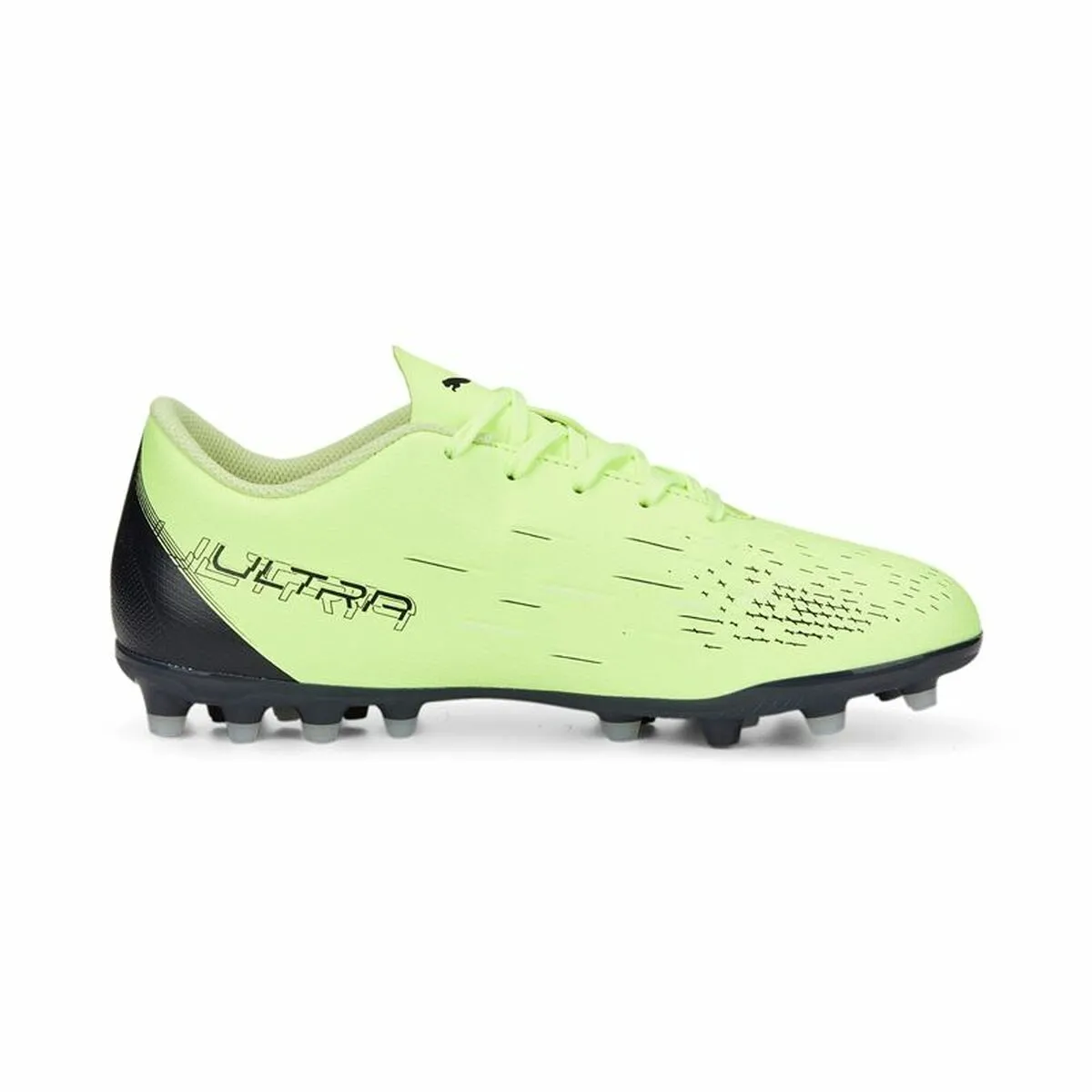 Childrens Football Boots Puma Ultra Play MG Jr Lime green Unisex