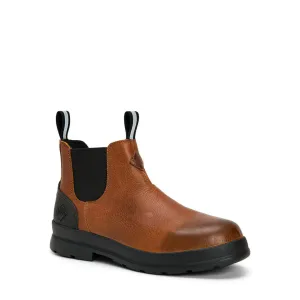 Chore Farm Leather Chelsea Safety Boots - Caramel by Muckboot