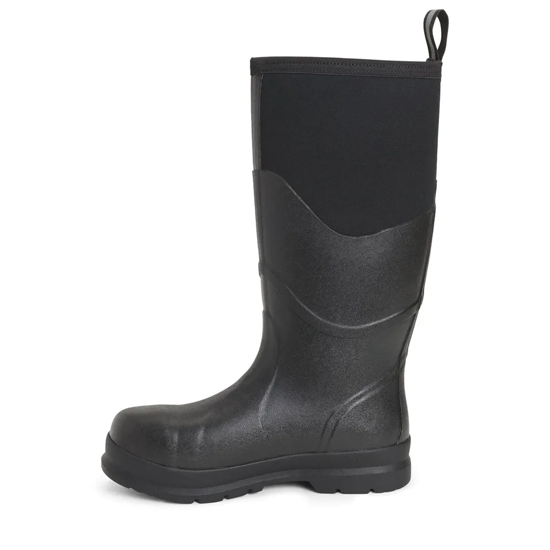 Chore Max Steel Toe S5 Safety Wellington - Black by Muckboot