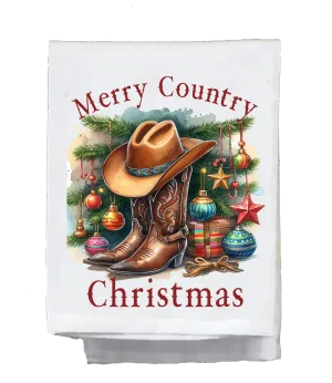 Christmas, Country, Boots and Hat