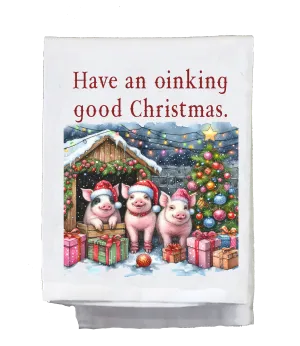 Christmas, Country, Pigs, Have an oinking good Christmas