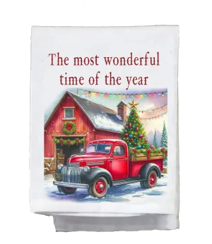 Christmas, Country, Red Barn, The most wonderful time of the year