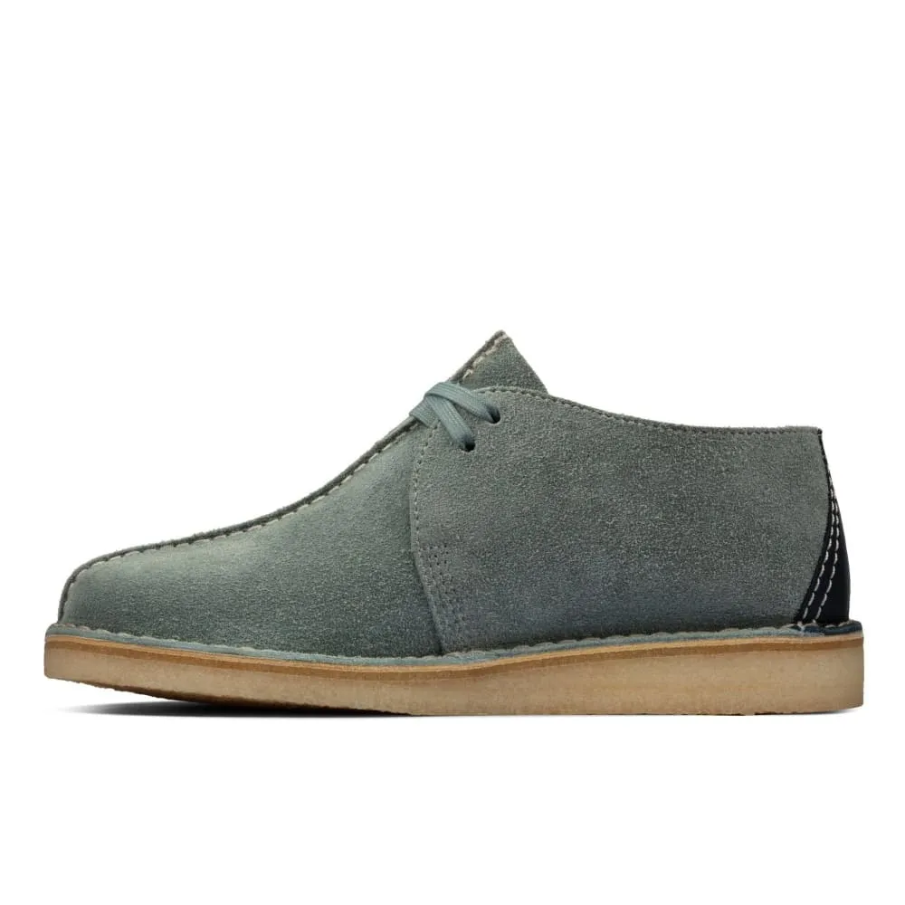 Clarks Originals Desert Trek Men's Duck Egg Blue Suede 26162530