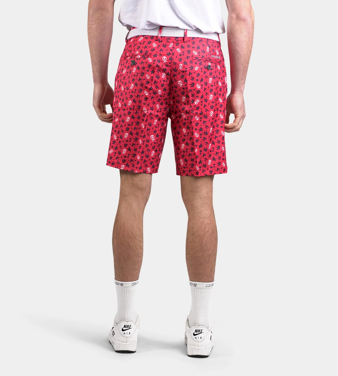 CLIMA GRUNGE SKULLZ SHORTS - RED