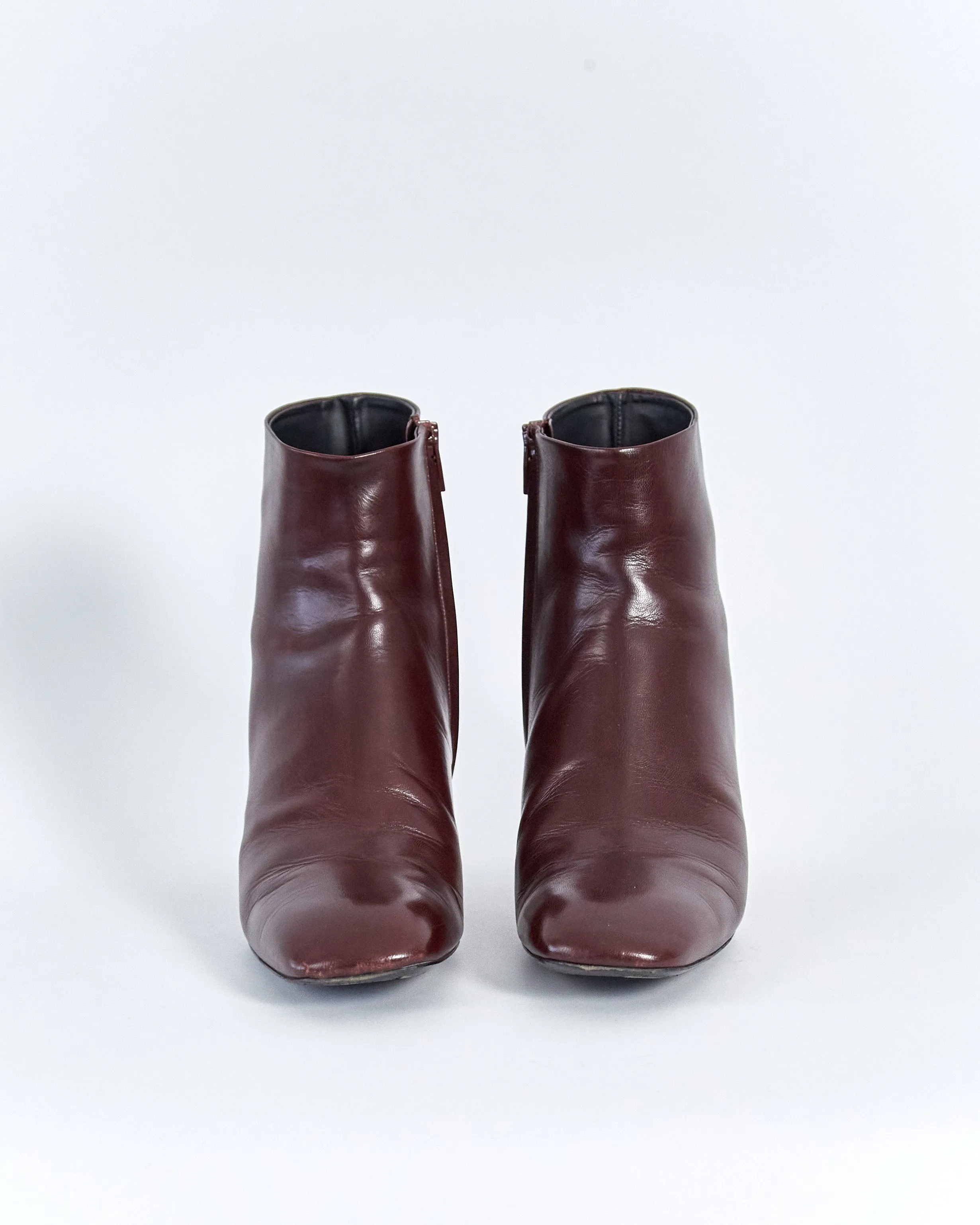 Céline 'bam bam' boots, burgundy, 39.5