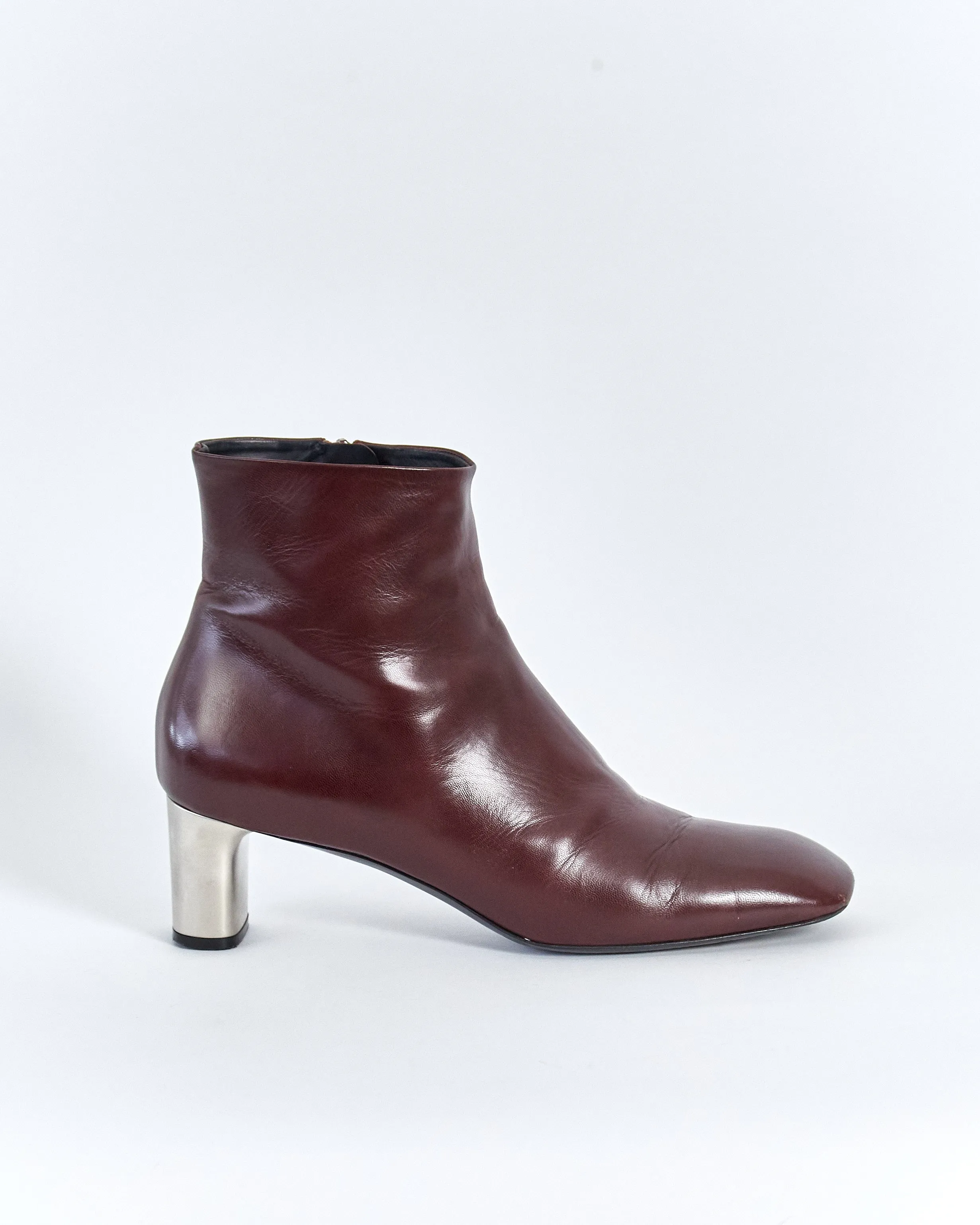 Céline 'bam bam' boots, burgundy, 39.5