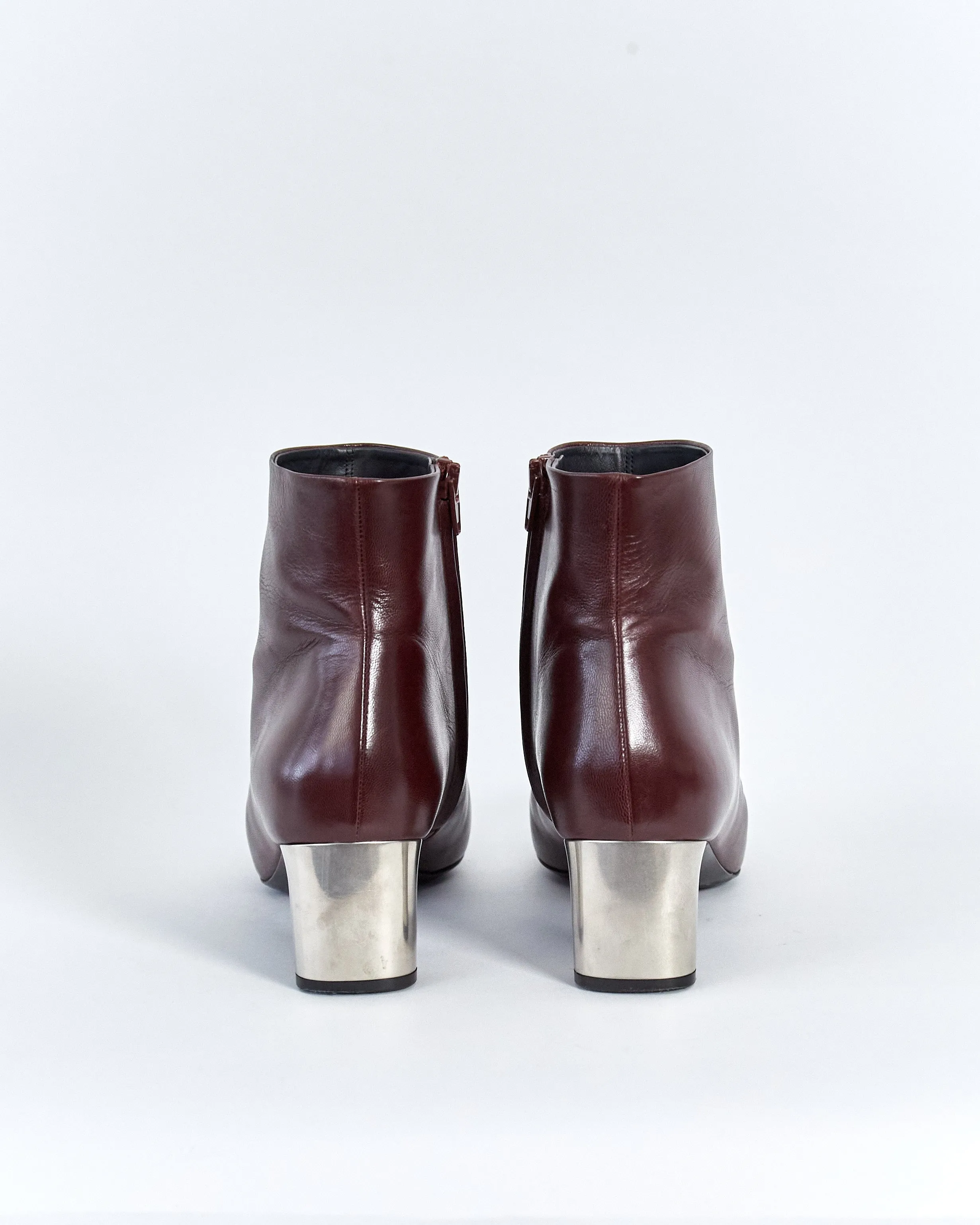 Céline 'bam bam' boots, burgundy, 39.5