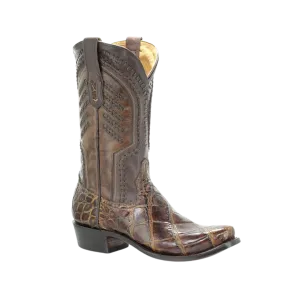 Corral Men's Jeremiah Alligator Whiskey Honey Boots