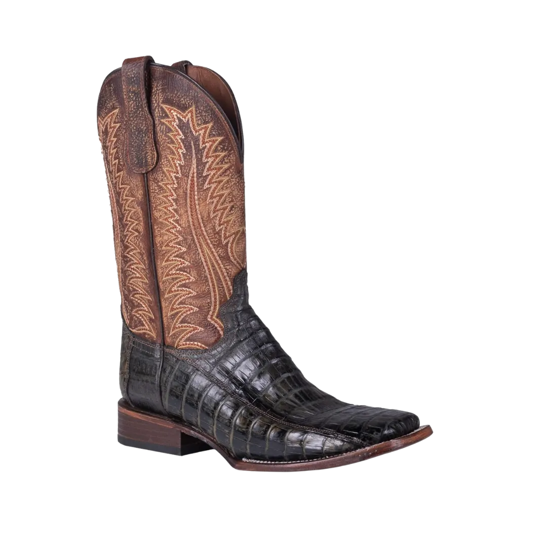 Corral Men's Ocher Caiman Brown Boots