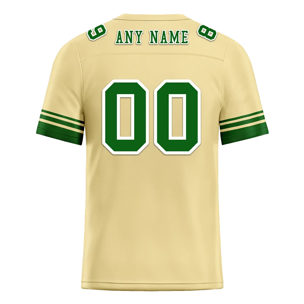 Custom Yellow Hawaii Green Personalized Authentic Football Jersey FBJ02-bc0fa9b