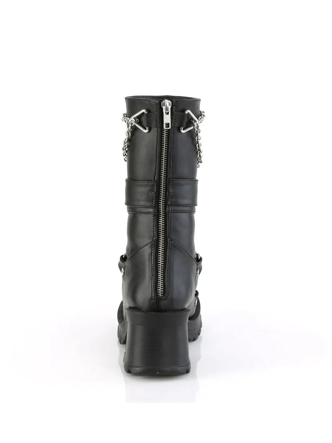 DEMONIA BRATTY-120 - BLACK VEGAN LEATHER ✰ PRE ORDER ✰