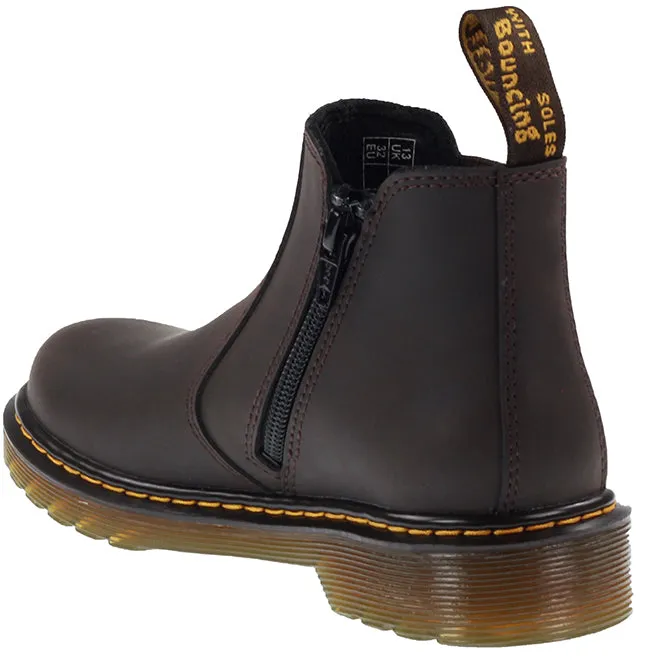 Dr Martens Boots Kids 2976 Wildhorse Lamper Dark Brown