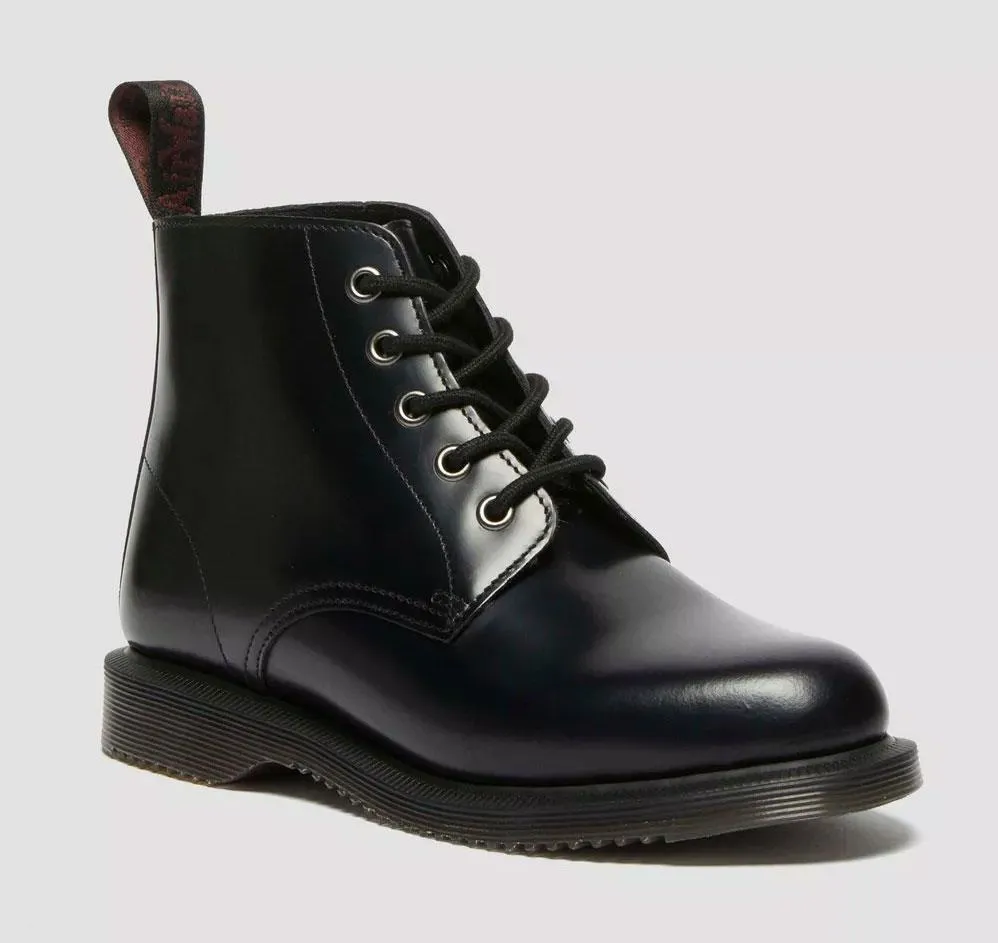 Dr. Martens Emmeline Leather Women's Black Boots