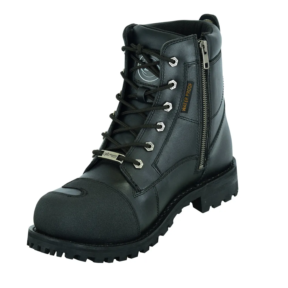 DS9741 Men's Side Zipper Waterproof Ankle Protection Boots