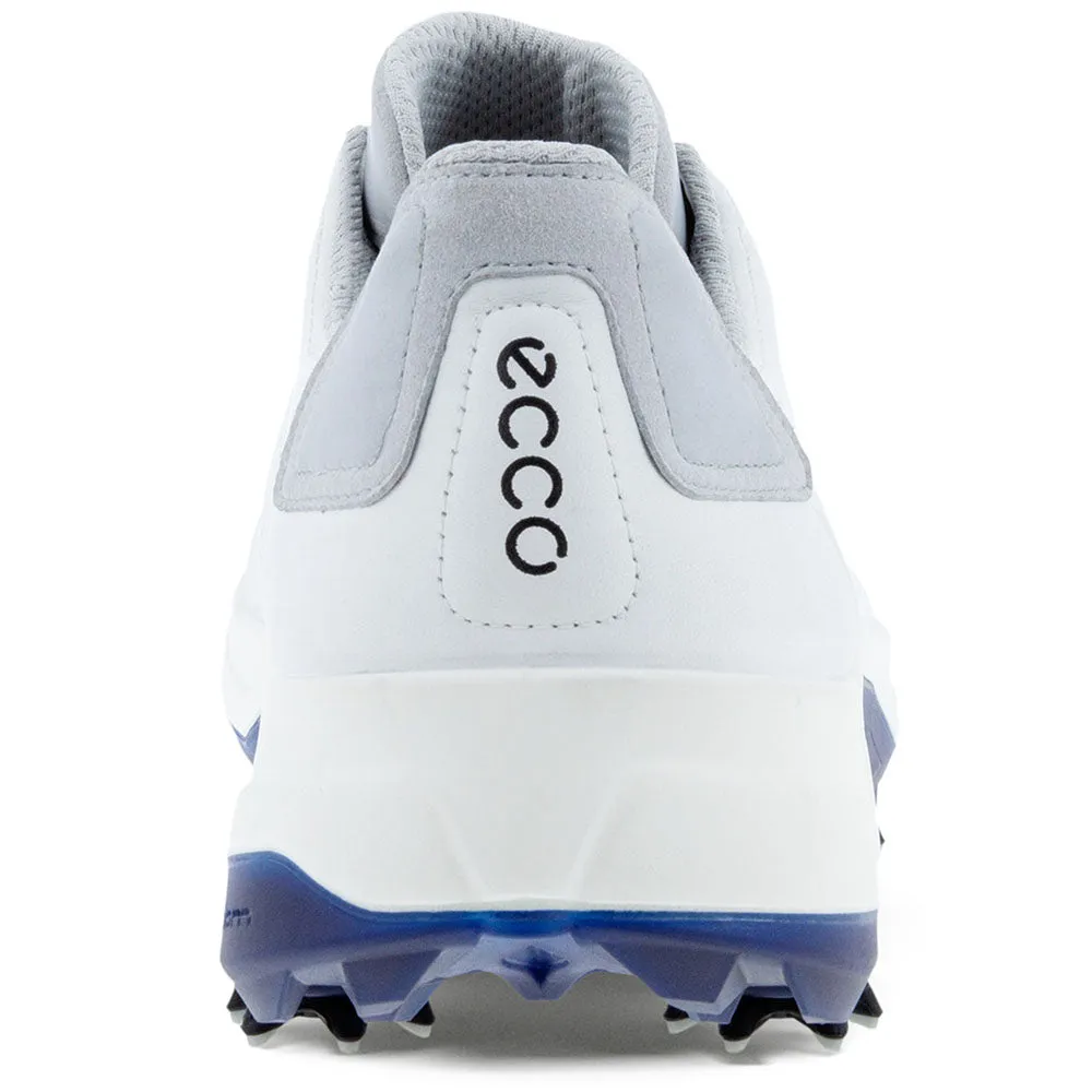 ECCO Biom G5 Waterproof Spiked Shoes - White/Blue Depths