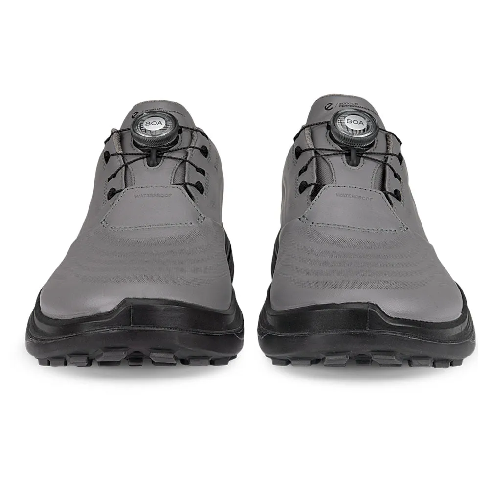 ECCO LT1 BOA Waterproof Spikeless Shoes - Steel