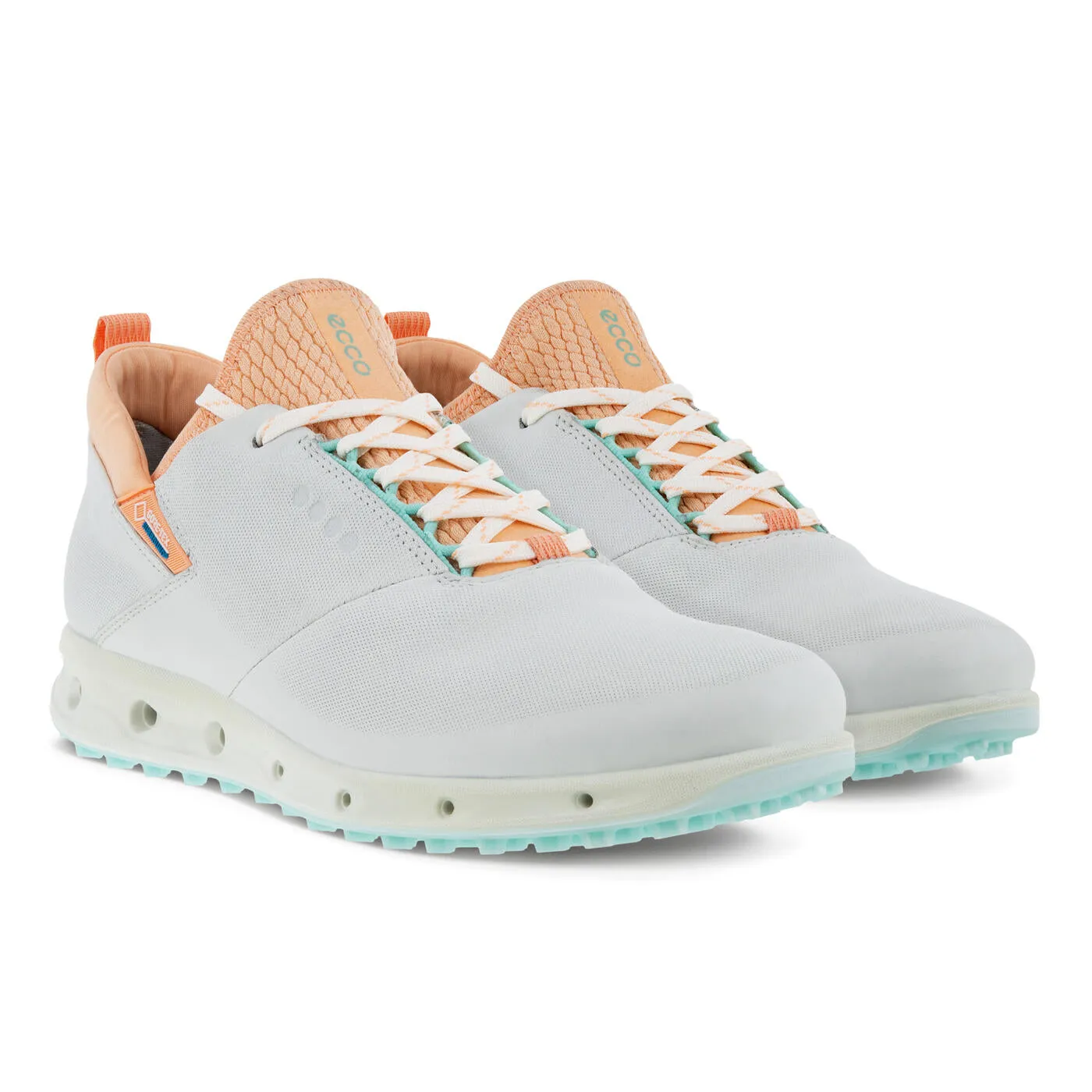 Ecco Womens Golf Cool Pro Shoes - PEACH NECTAR