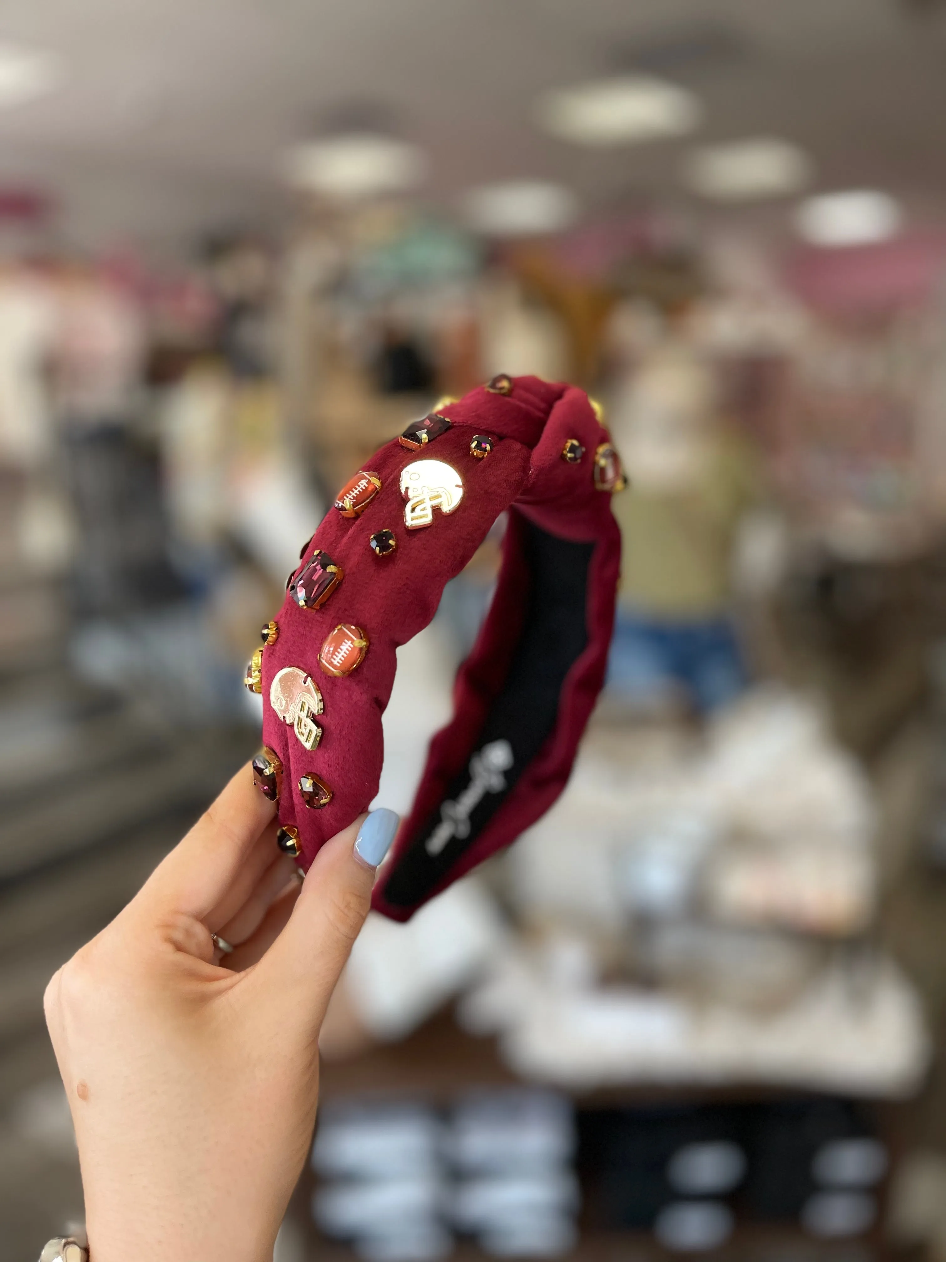 Fan Gear Football Headband - Maroon [Brianna Cannon]