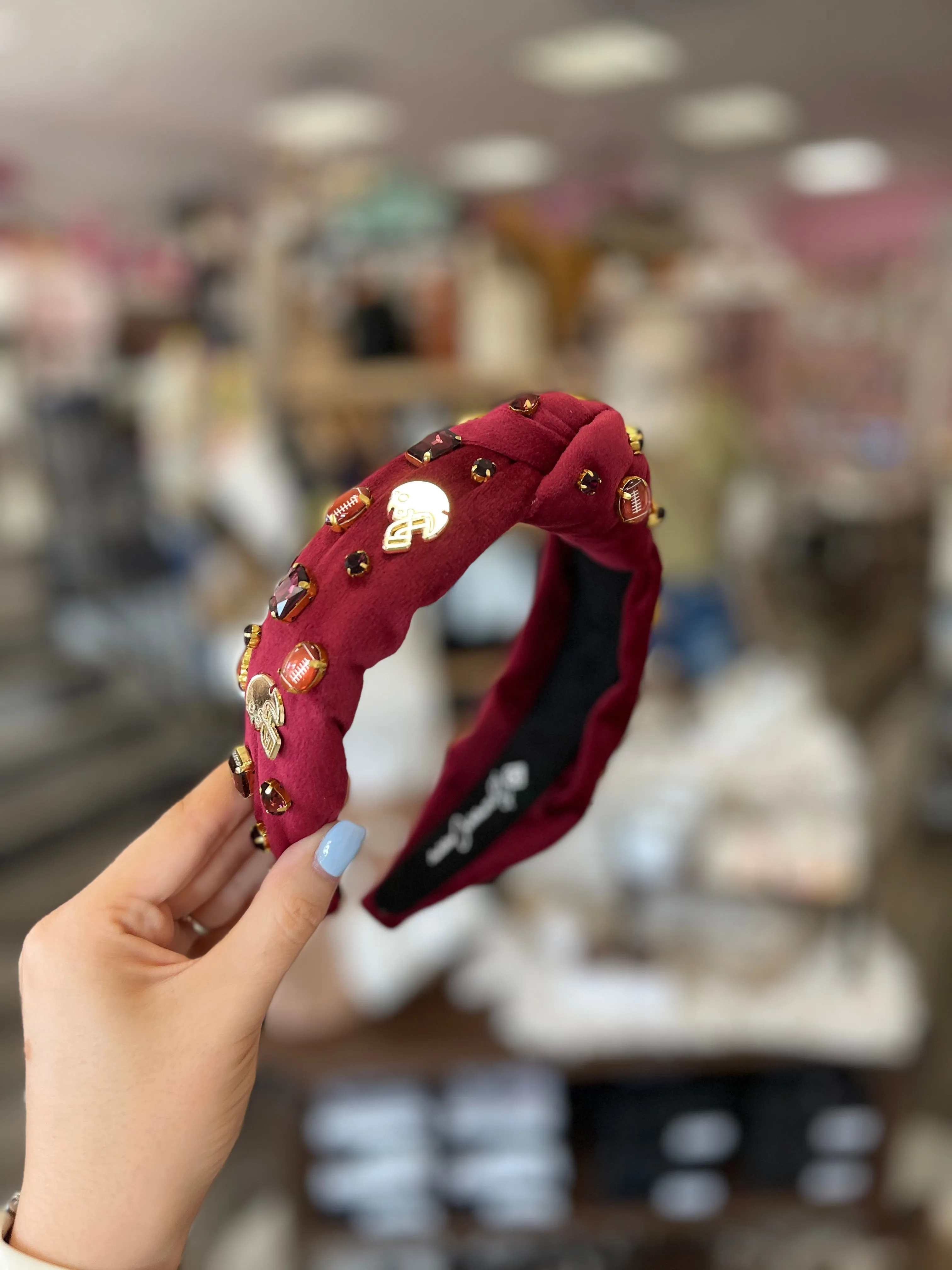 Fan Gear Football Headband - Maroon [Brianna Cannon]