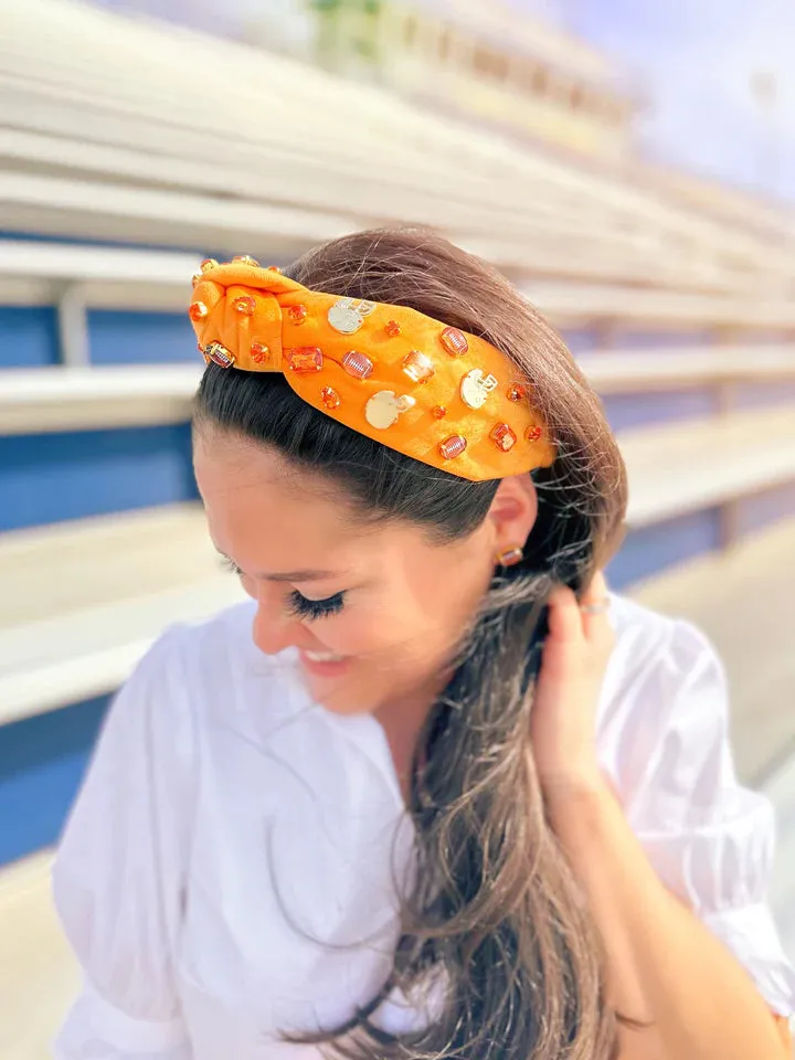 Fan Gear Football Headband - Orange [Brianna Cannon]