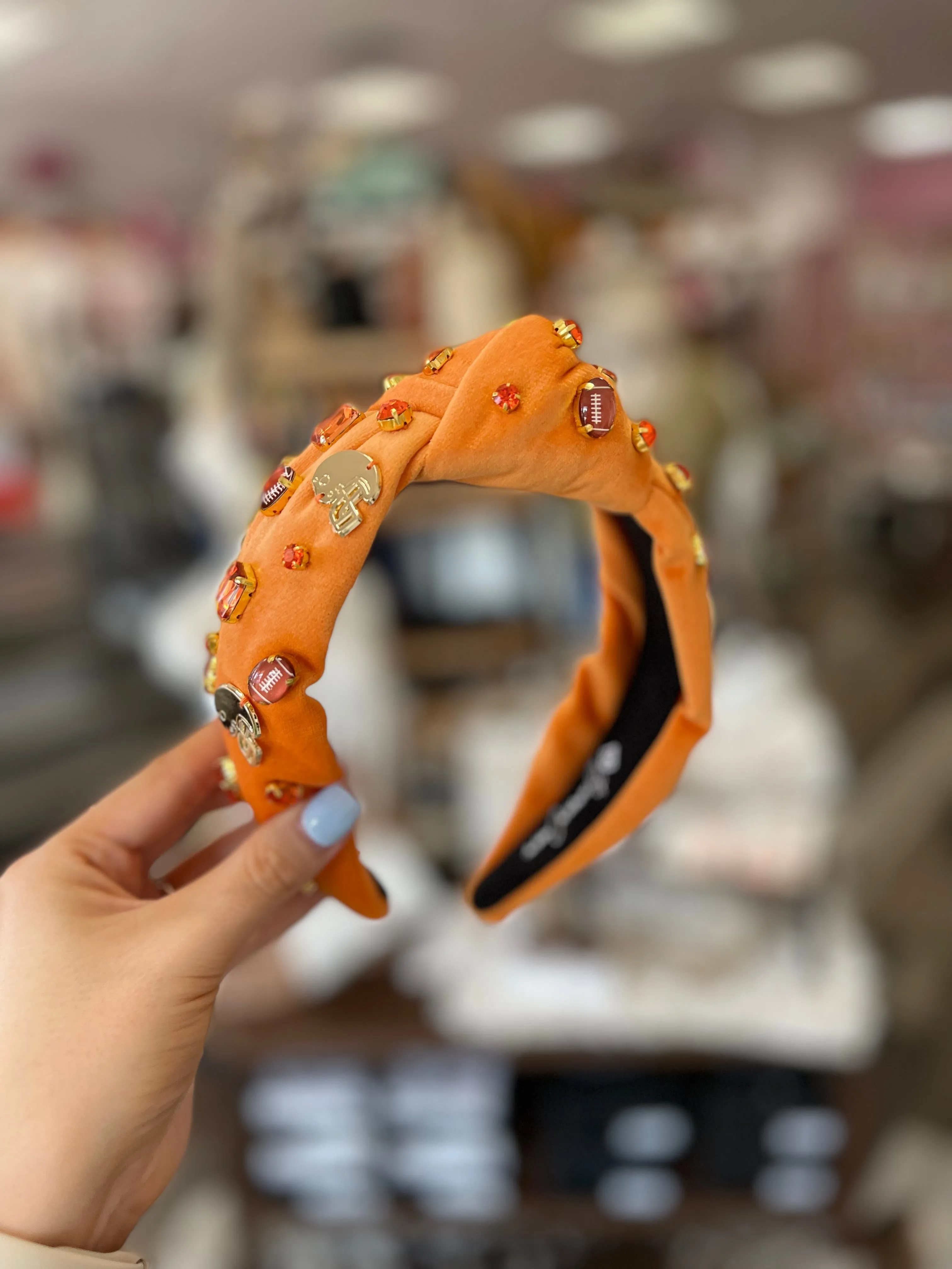 Fan Gear Football Headband - Orange [Brianna Cannon]