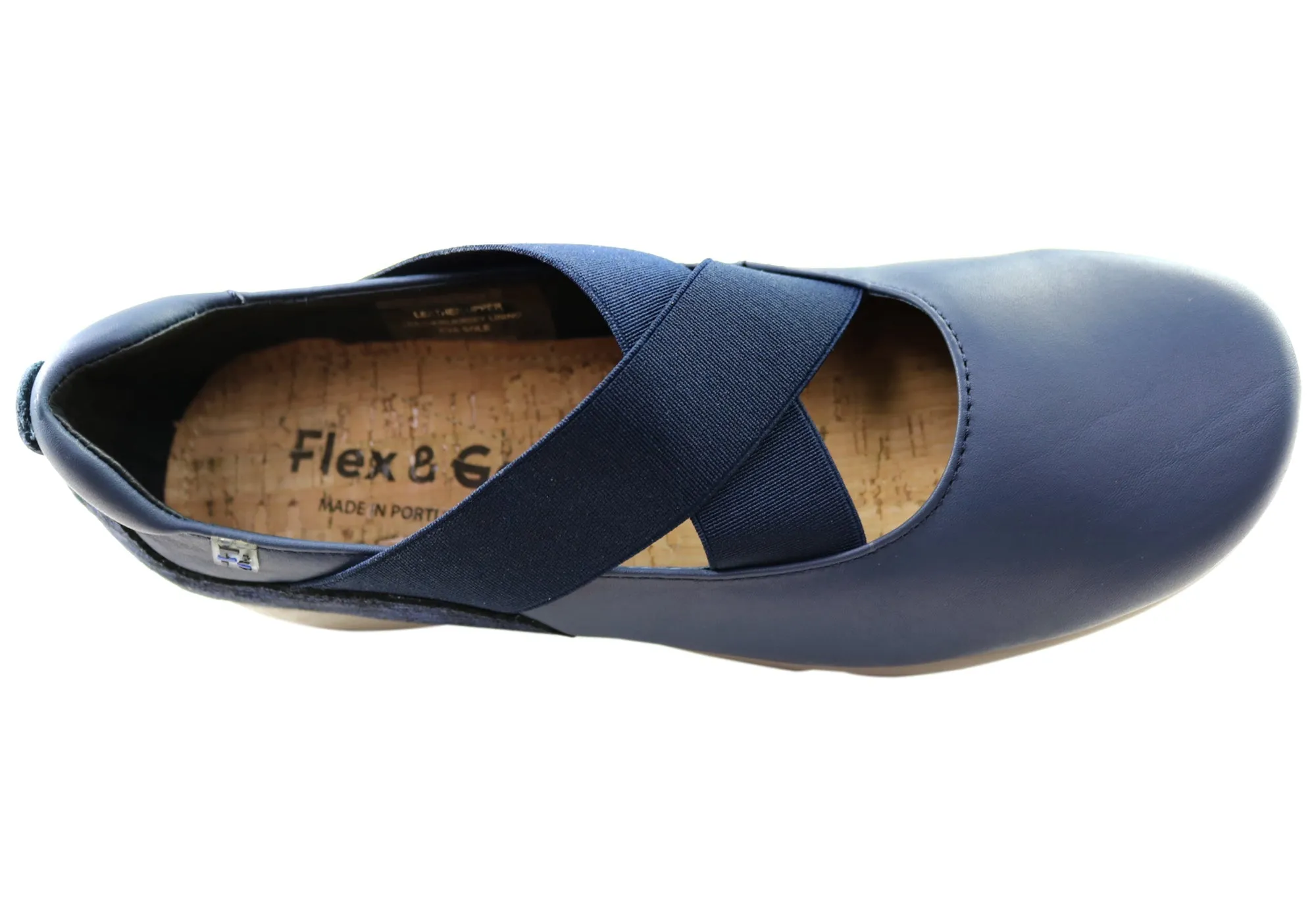 Flex & Go Amorette Womens Comfortable Leather Shoes Made In Portugal