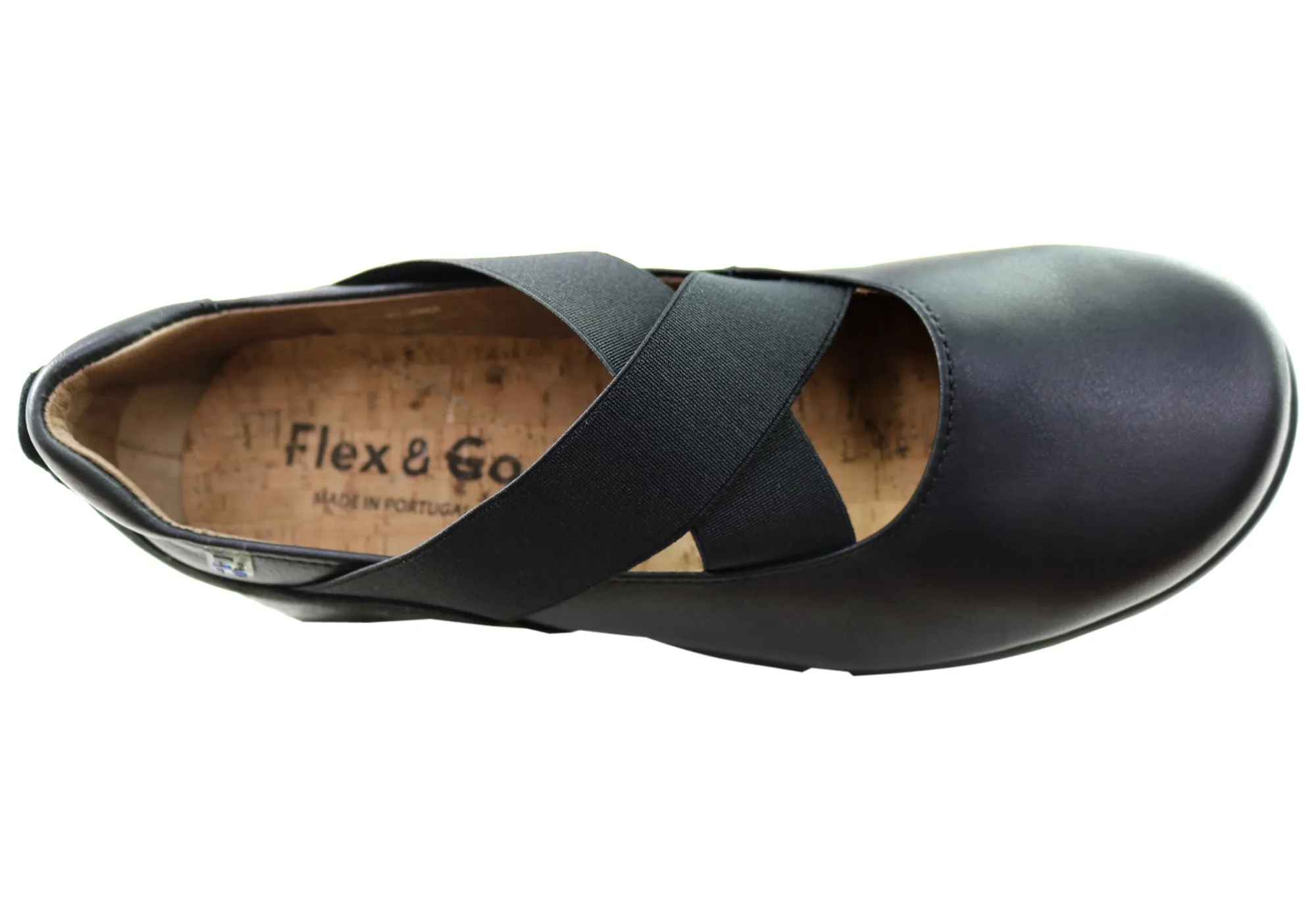 Flex & Go Amorette Womens Comfortable Leather Shoes Made In Portugal