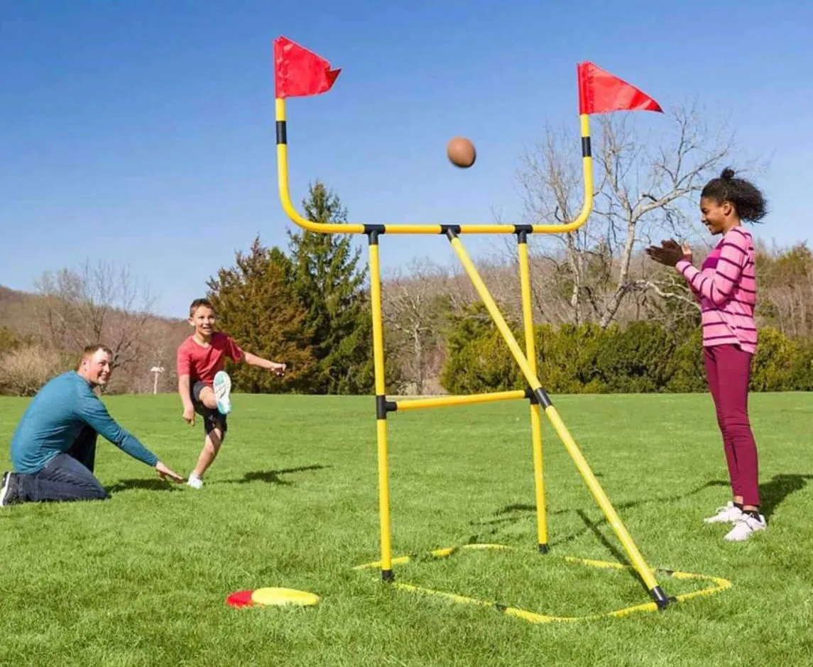 Football and Disc Target Kick 'n Toss Set