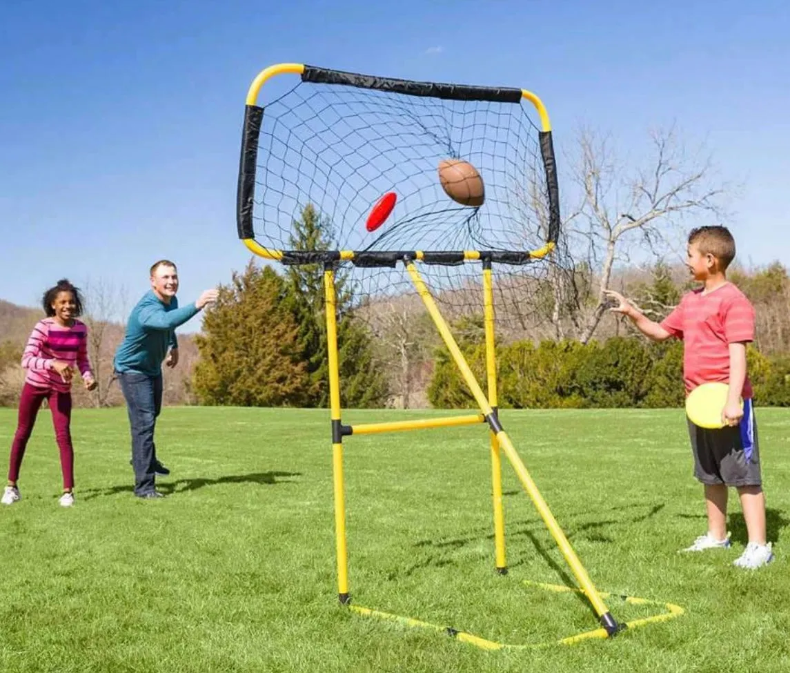 Football and Disc Target Kick 'n Toss Set