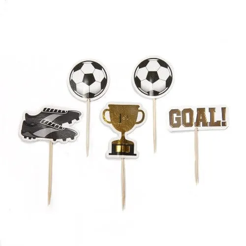 Football Cake Toppers (12 pieces)