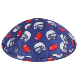 Football Design Kippot with Optional Personalization