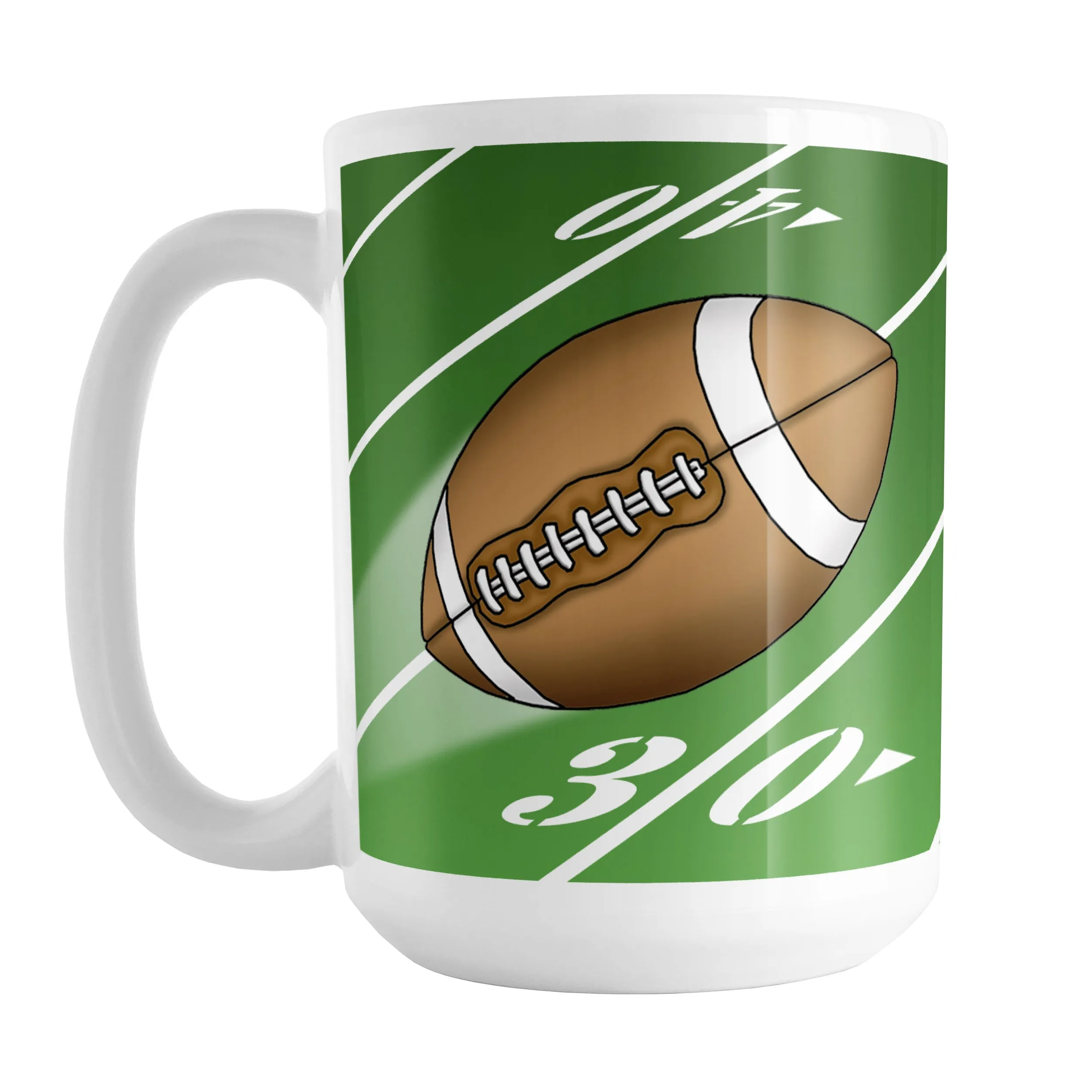 Football Field Green Mug