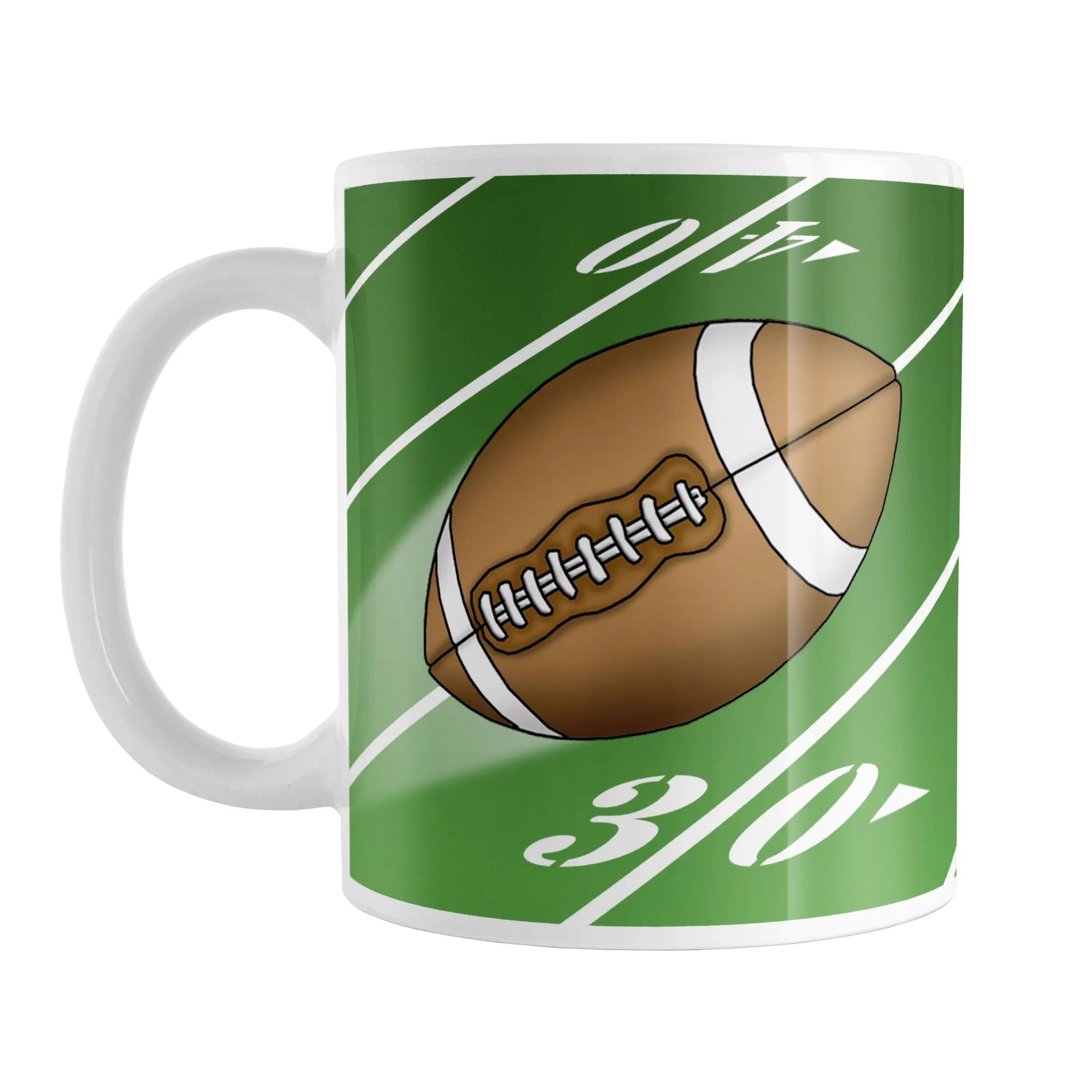 Football Field Green Mug