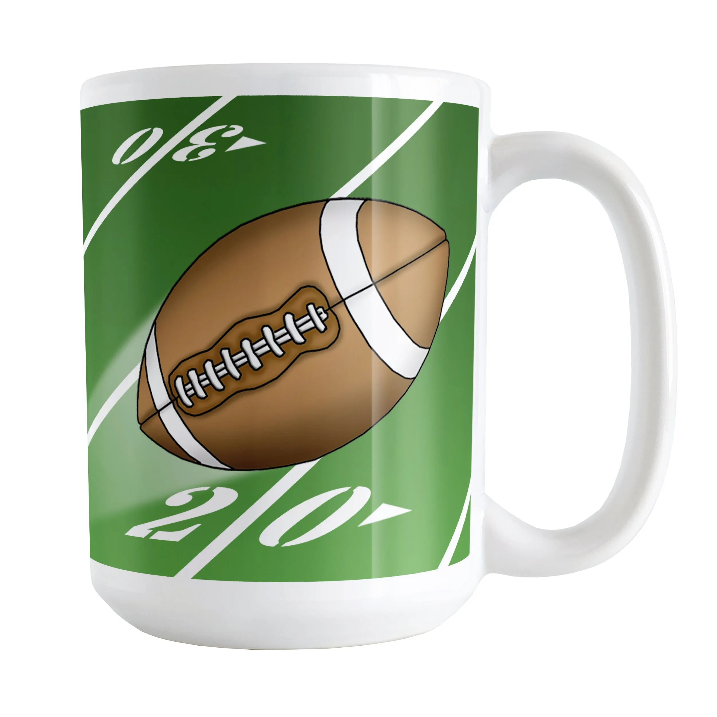 Football Field Green Mug