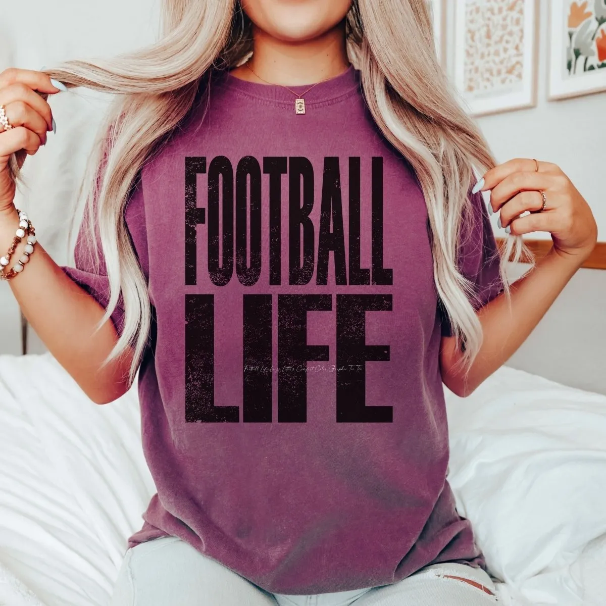 Football Life Comfort Color Tee