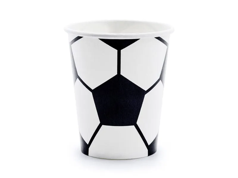 Football Party Cups x 6