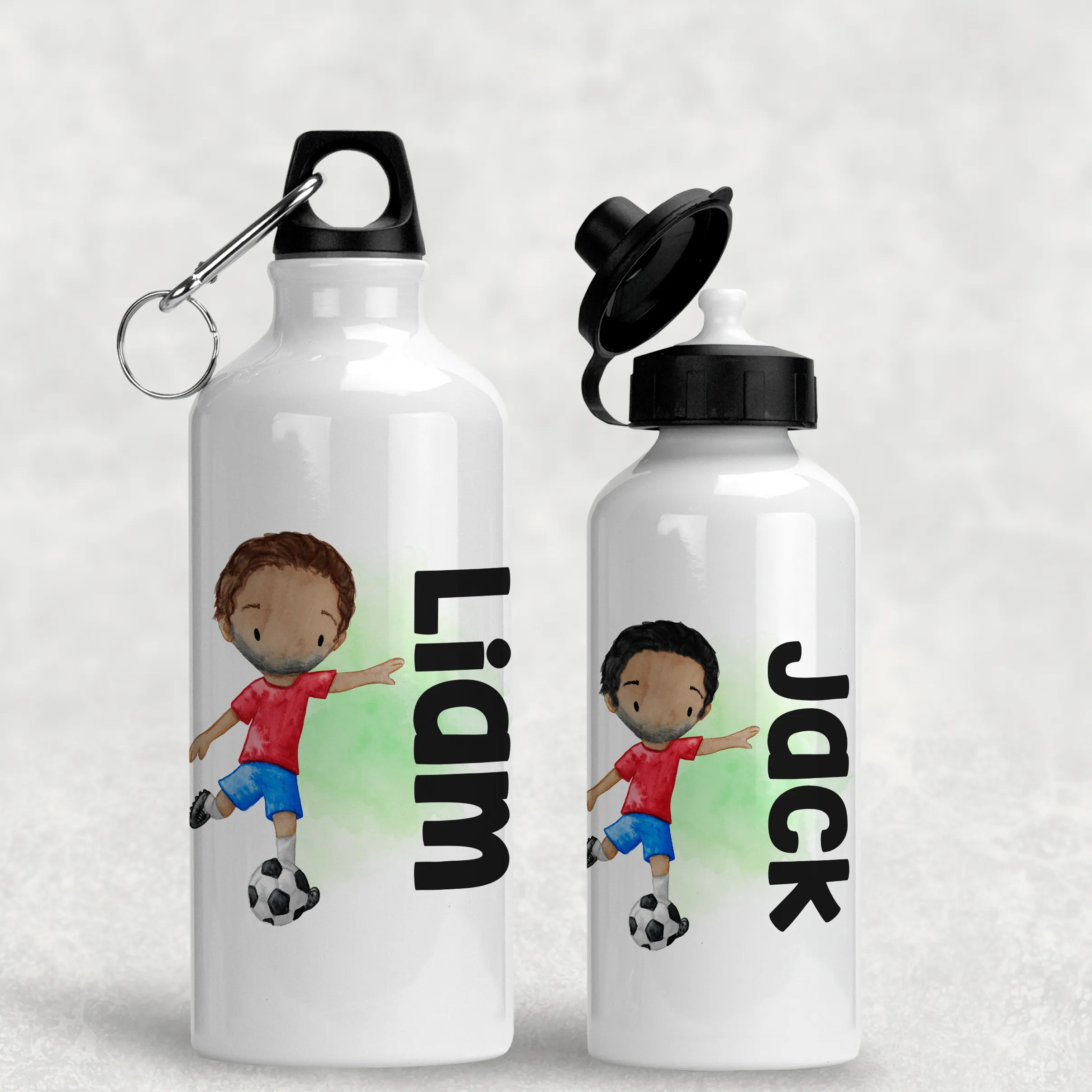 Football Personalised Water Bottle  - 400/600ml