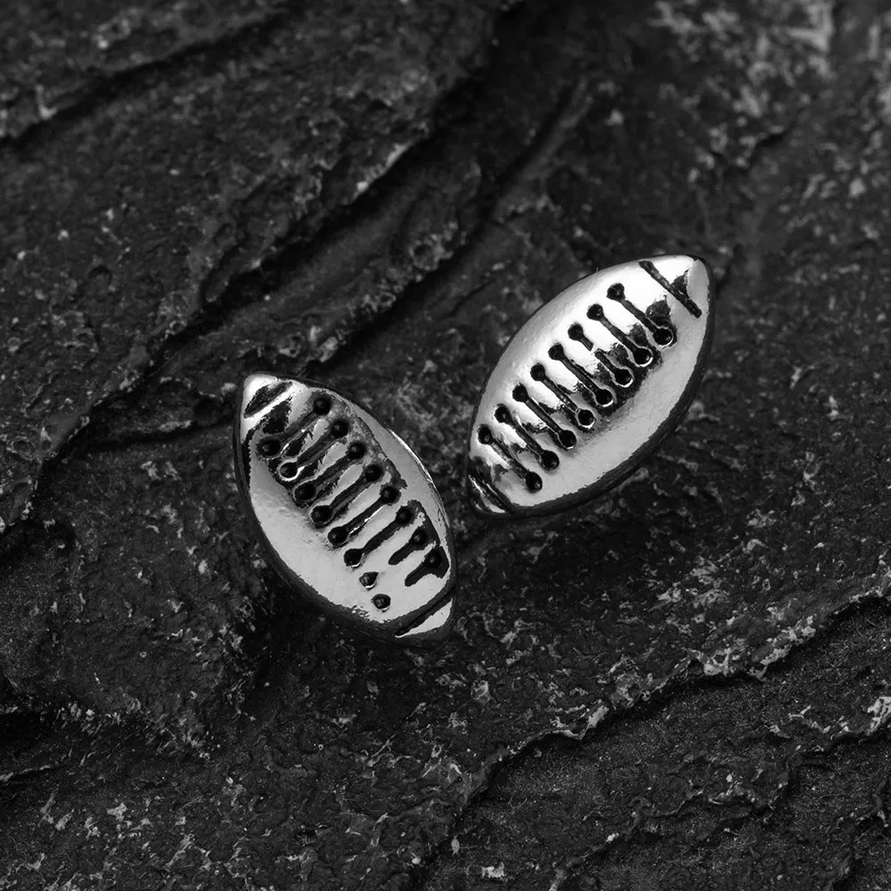 Football Stud Earrings