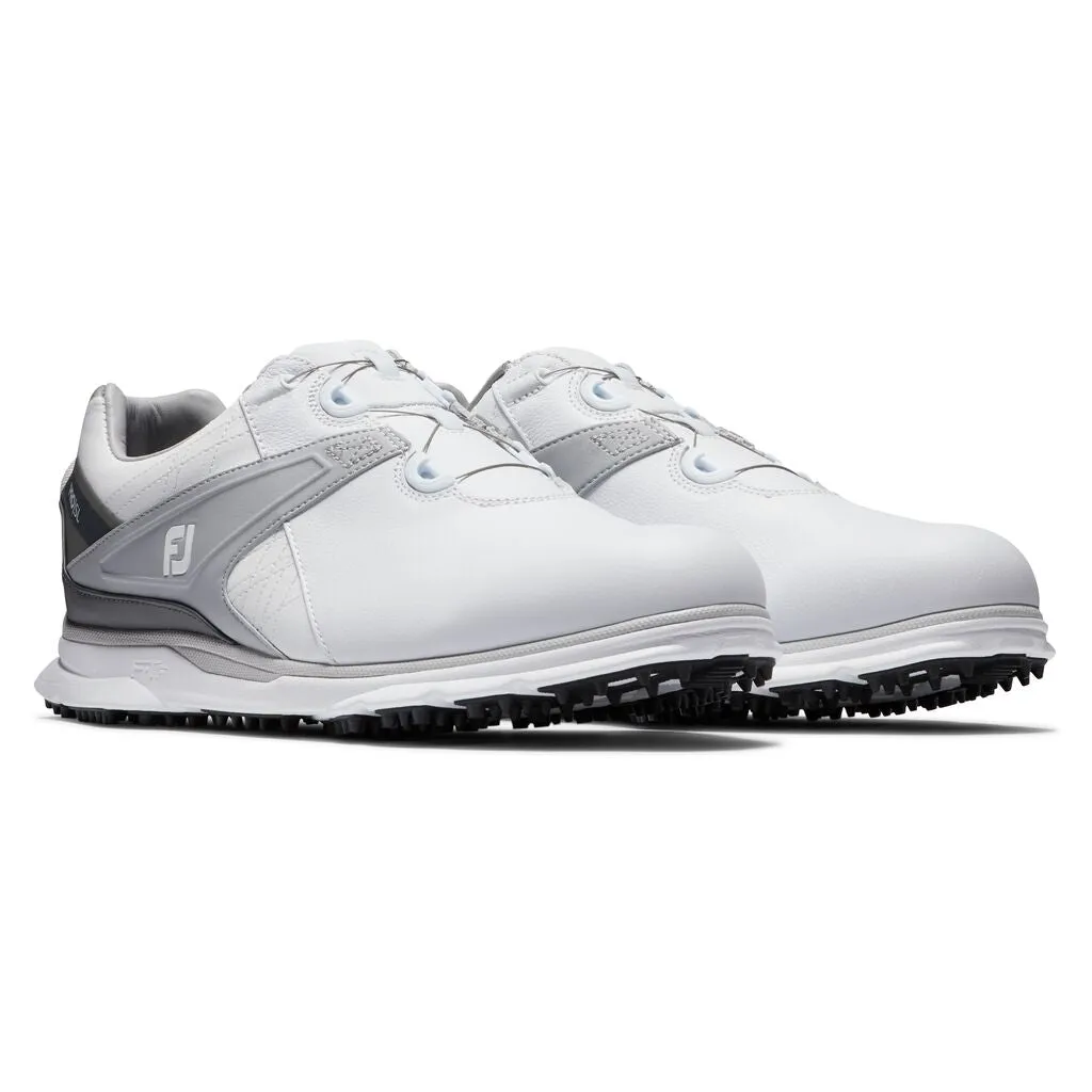 FootJoy 2020 Men's Pro SL BOA Golf Shoes- White/Grey