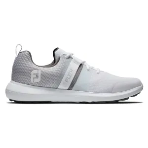 FootJoy Flex Spikeless Shoe - White/Grey