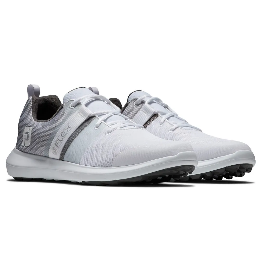 FootJoy Flex Spikeless Shoe - White/Grey