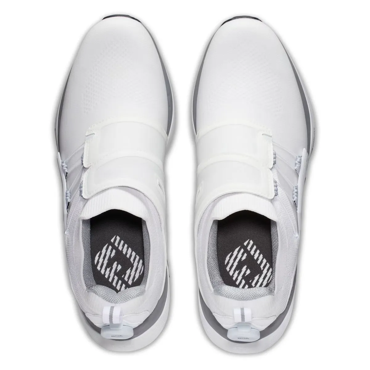 FootJoy HyperFlex Boa Golf Shoes 51099 White/Grey (Previous Season Style)