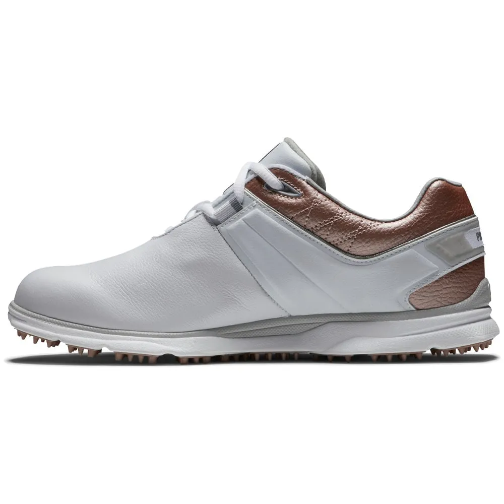 FootJoy Ladies Pro SL Spikeless Shoes - White/Rose