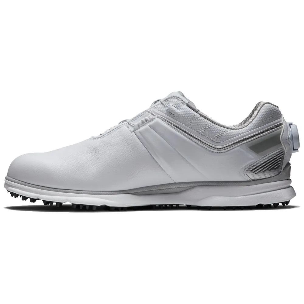 FootJoy Pro SL Carbon BOA Spikeless Shoes - White/Silver